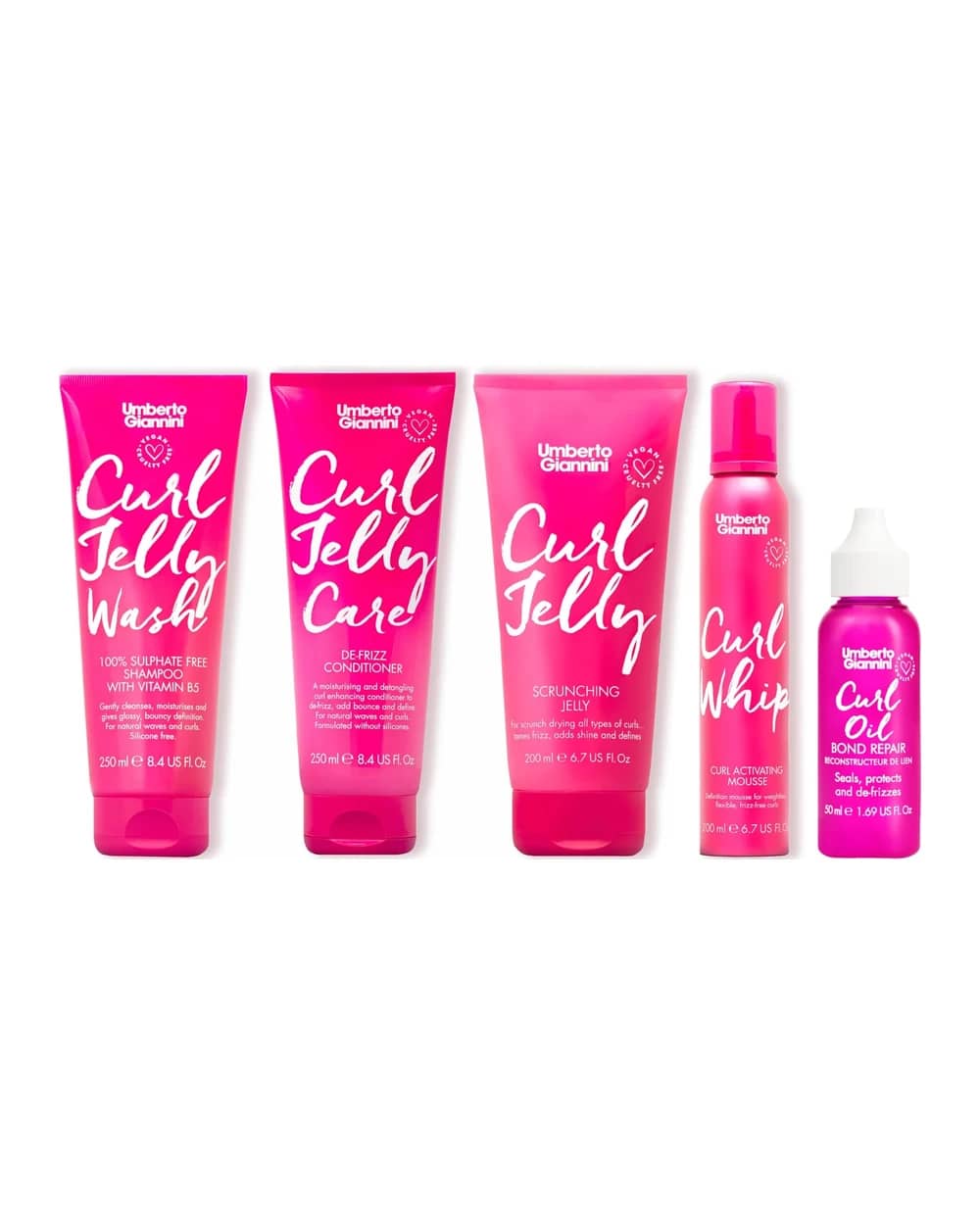Umberto Giannini Curl Wash and Style Essentials Kit