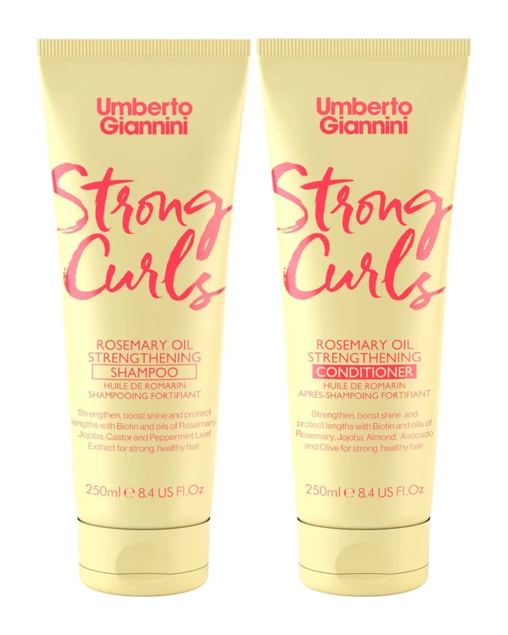 Umberto Giannini Strong Curls Strengthening Shampoo & Conditioner Duo