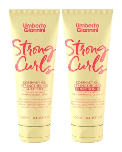 Umberto Giannini Strong Curls Strengthening Shampoo & Conditioner Duo