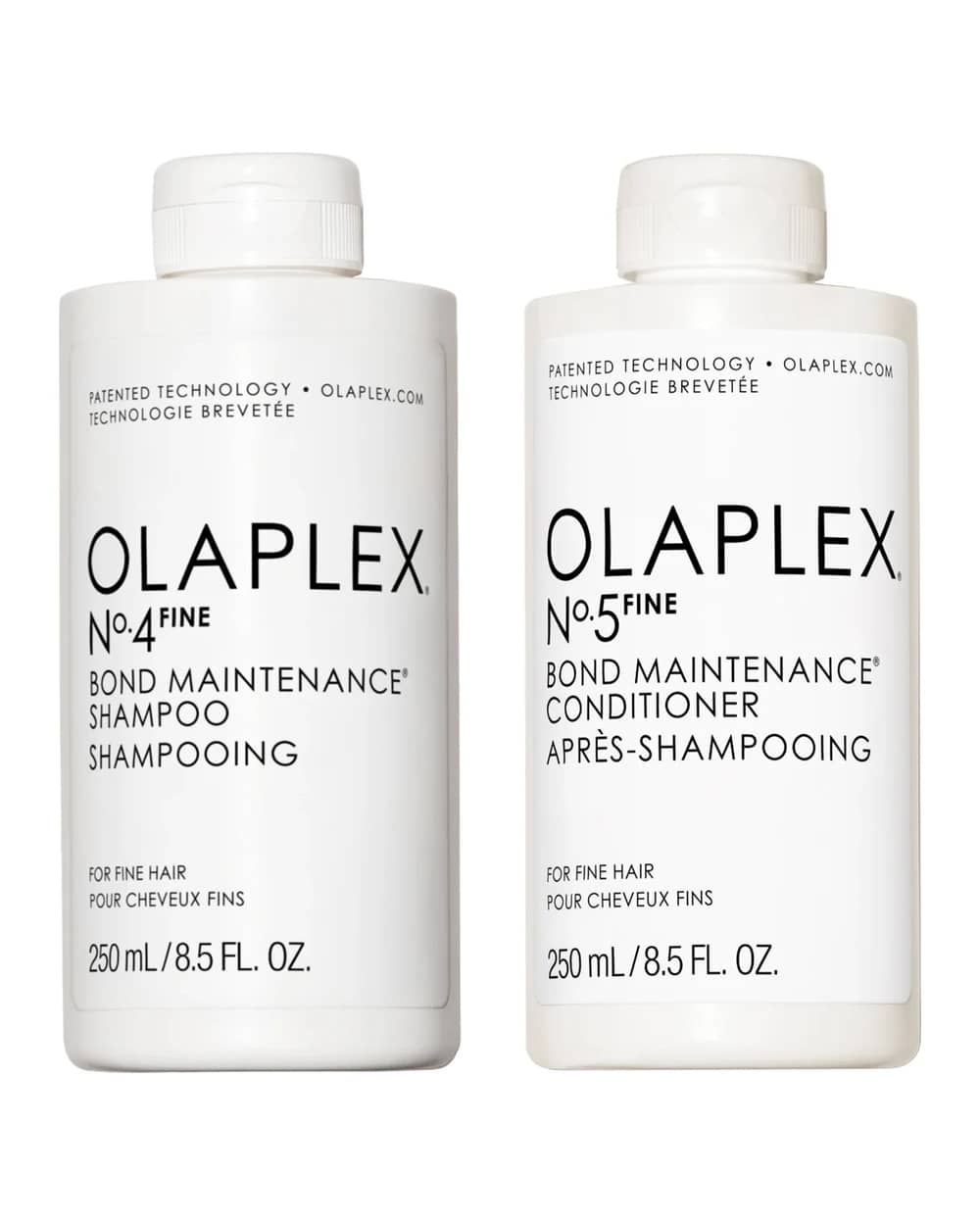 Olaplex No.4 and No.5 Fine Shampoo and Conditioner Duo 250ml