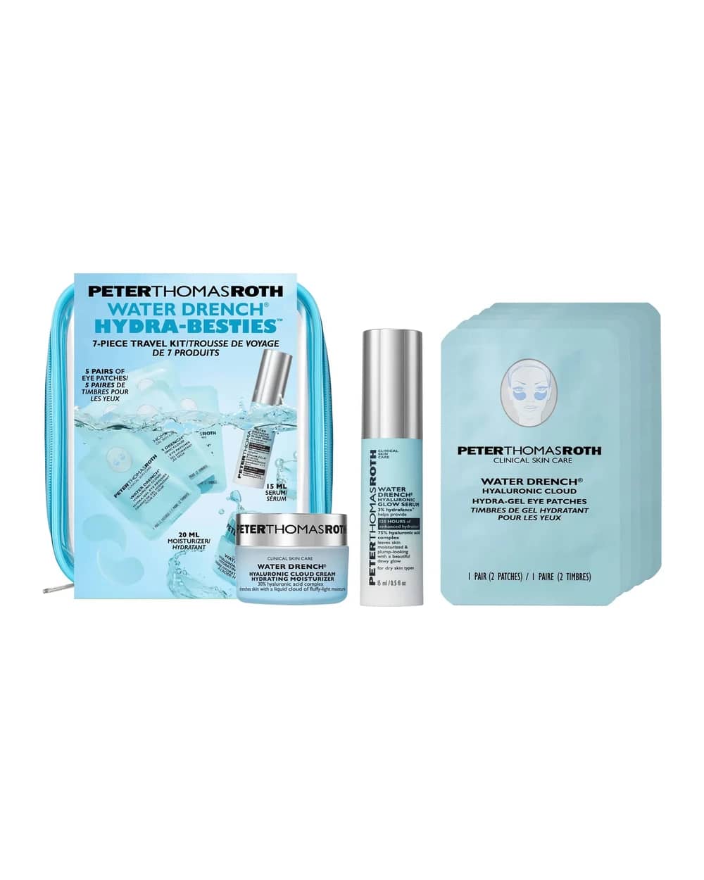 Peter Thomas Roth Water Drench® Hydra-Besties 7-Piece Travel Kit