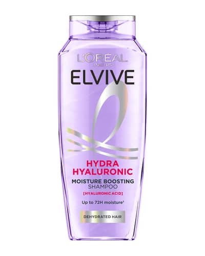 L’Oréal Paris Elvive Hydra Hyaluronic Moisture Boosting Shampoo with Hyaluronic Acid for Dry & Dehydrated Hair 500ml