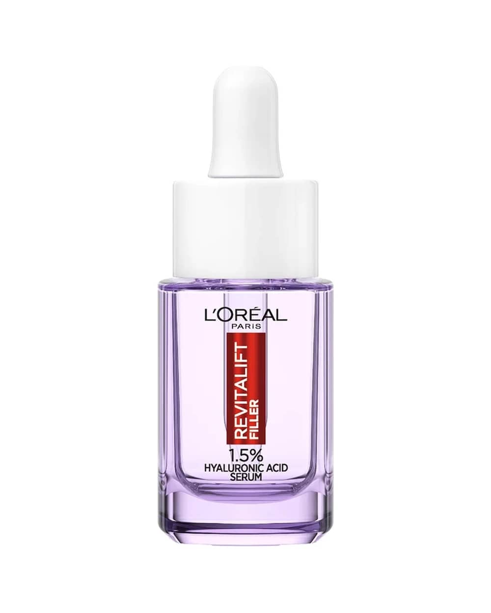 L'Oréal Paris Revitalift Filler Serum, 1.5% Pure Hyaluronic Acid, High Molecular and Micro Hyaluronic acid, Replumping and Hydrating, 15ml