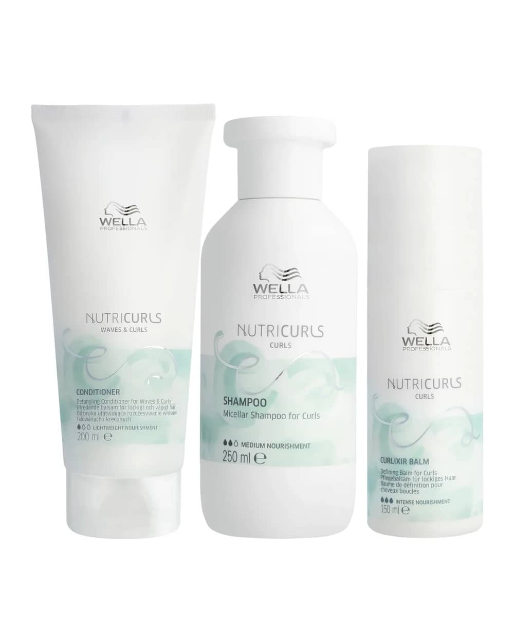 Wella Professionals Care Nutri Curls Trio Regime Bundle