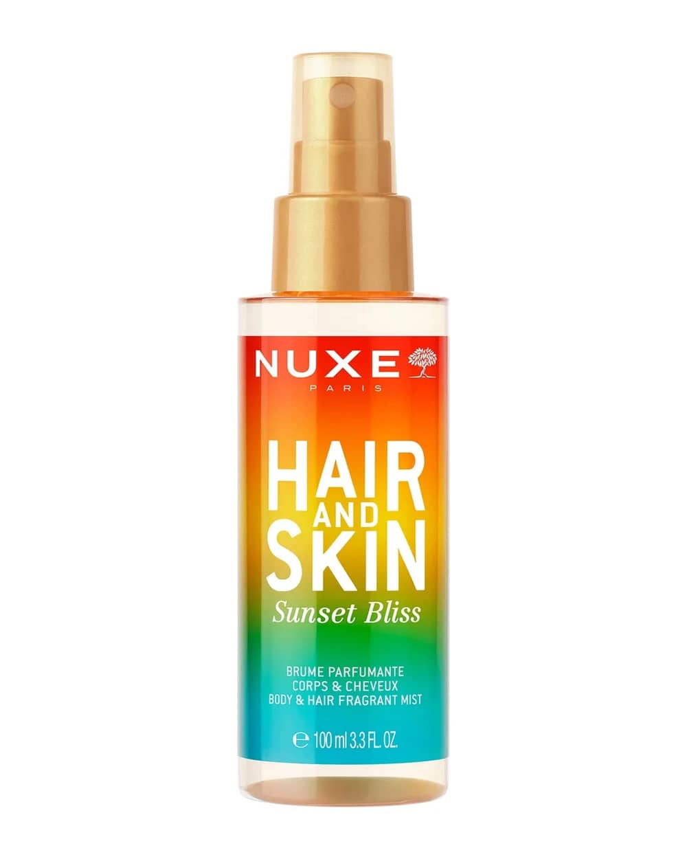 NUXE Hair & Skin Sunset Bliss Body and Hair Fragrant Mist 100ml