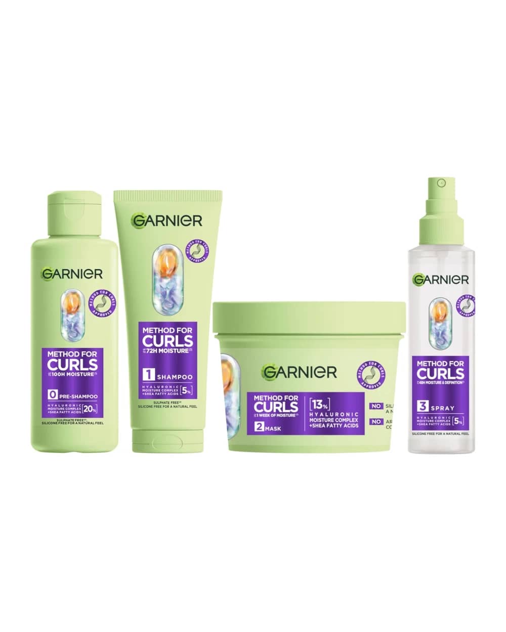 Garnier Method For Curls Full Routine