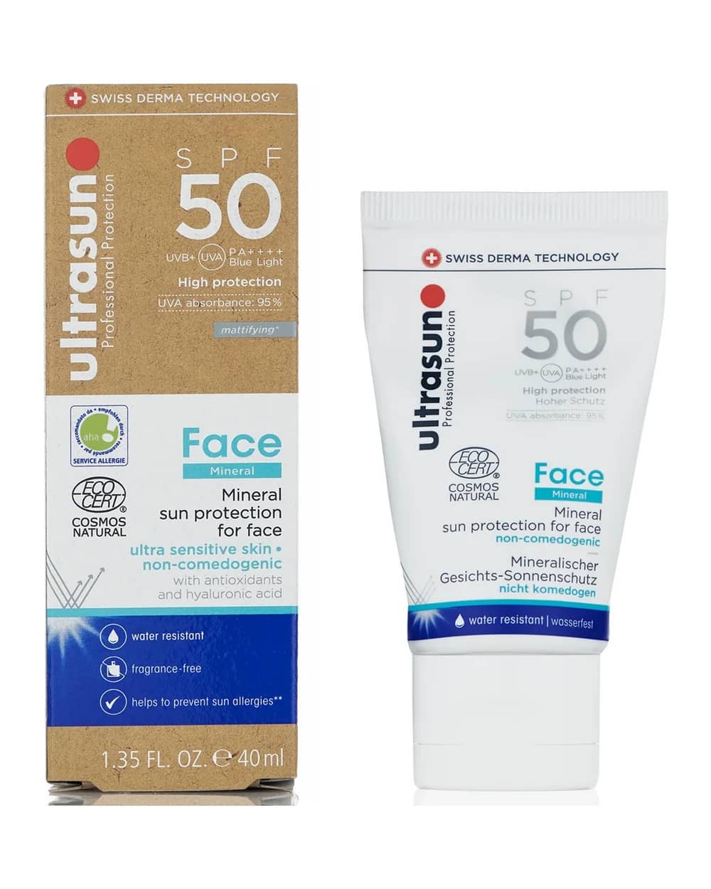 Ultrasun Mineral Face SPF50 40ml