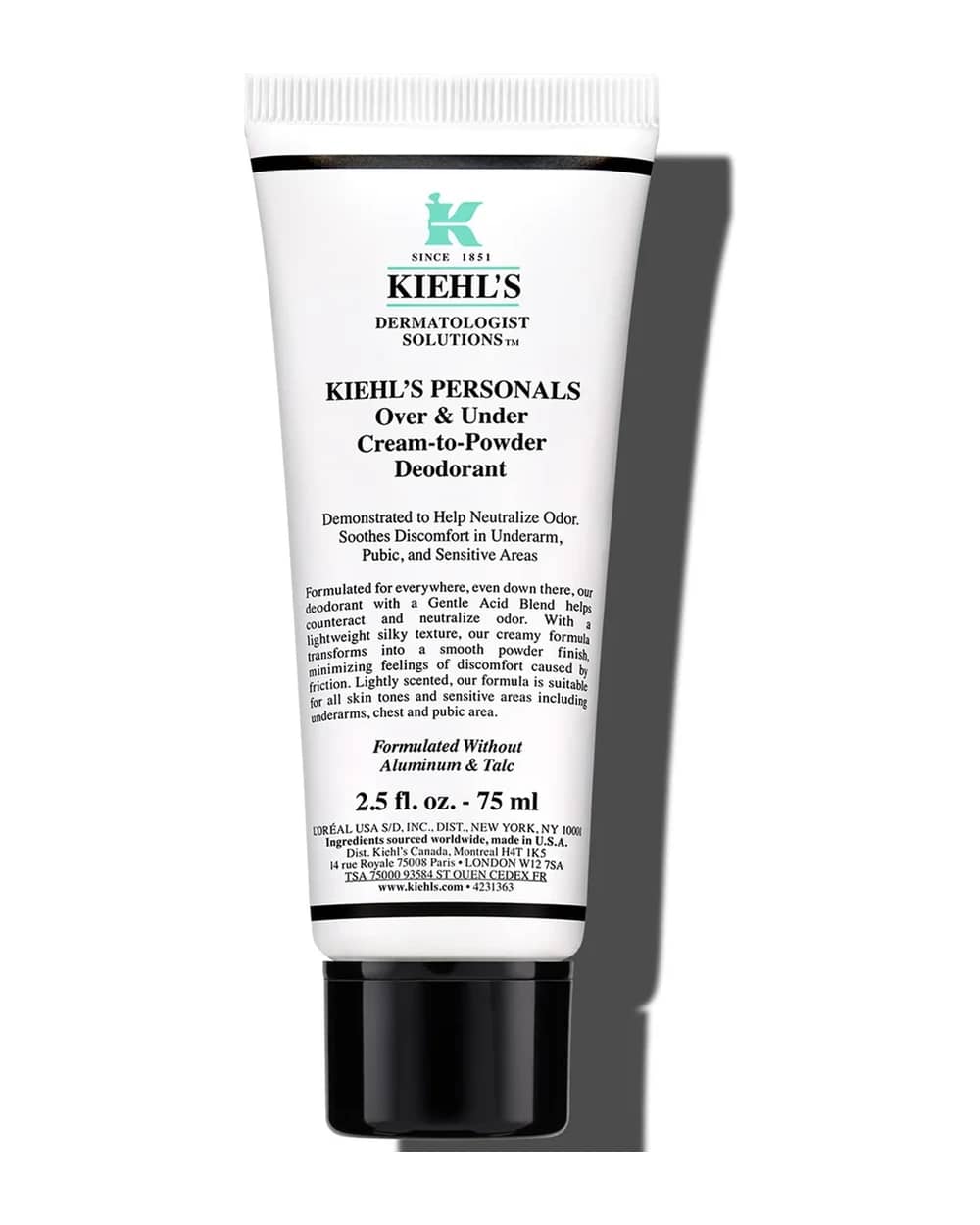 Kiehl's Over & Under Cream-To-Powder Deodorant 75ml