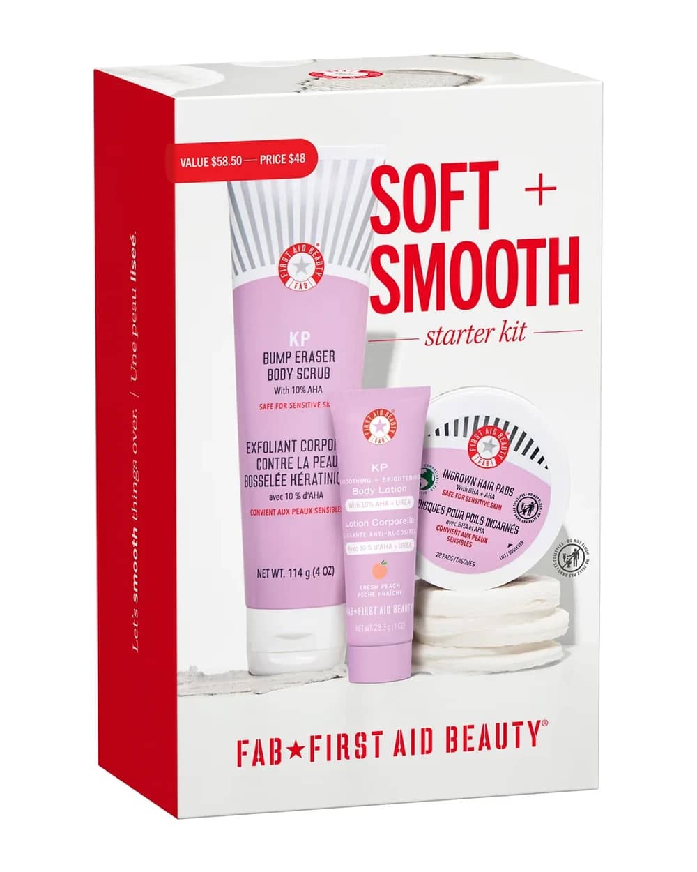 First Aid Beauty Soft + Smooth Starter Kit – Body Bestsellers