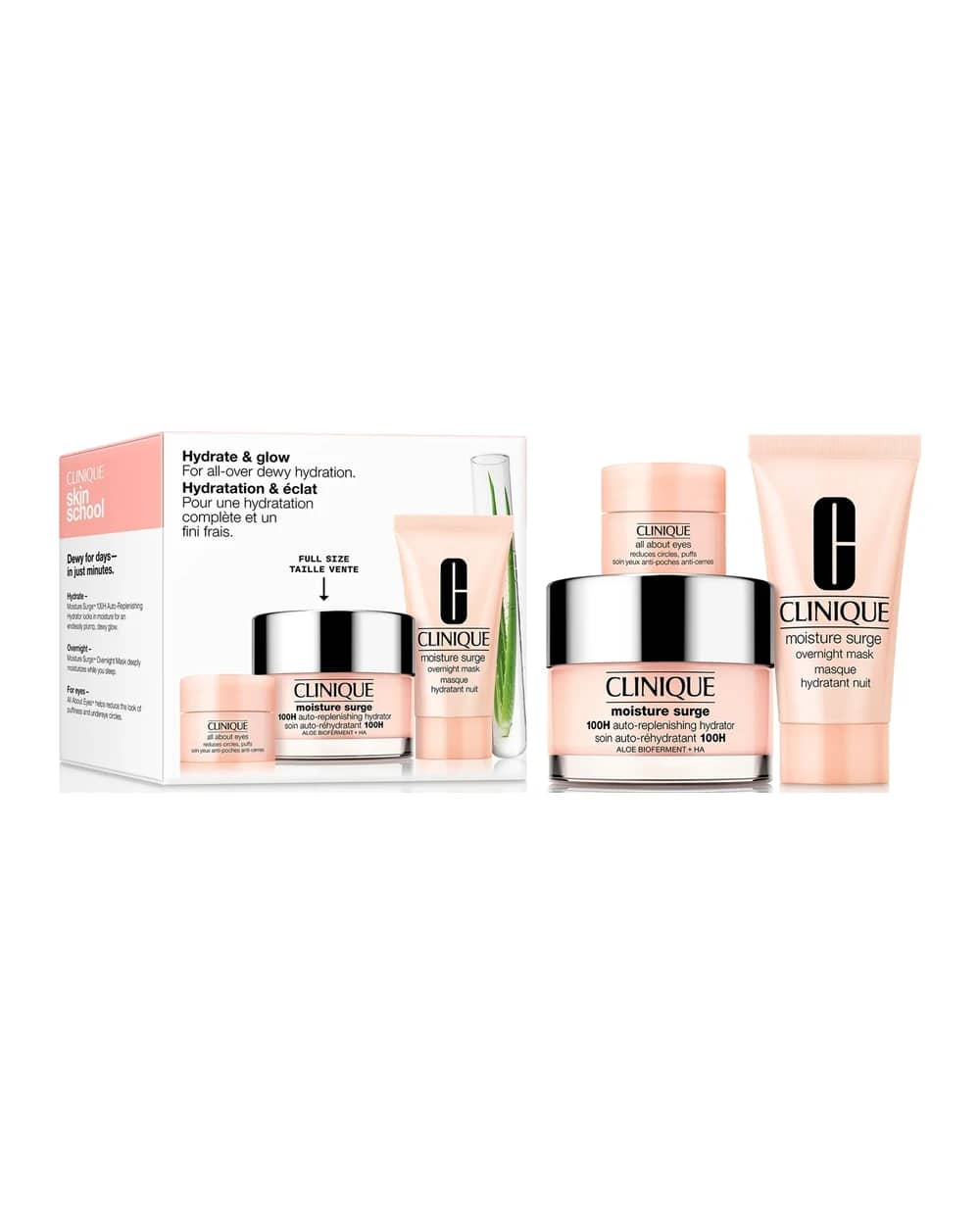 Clinique Hydration & Glow, For All Over Dewy Hydration Gift Set