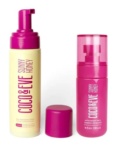 Coco & Eve Bali Bronzing Foam and Face Tanning Micromist Bundle (Various Shades)