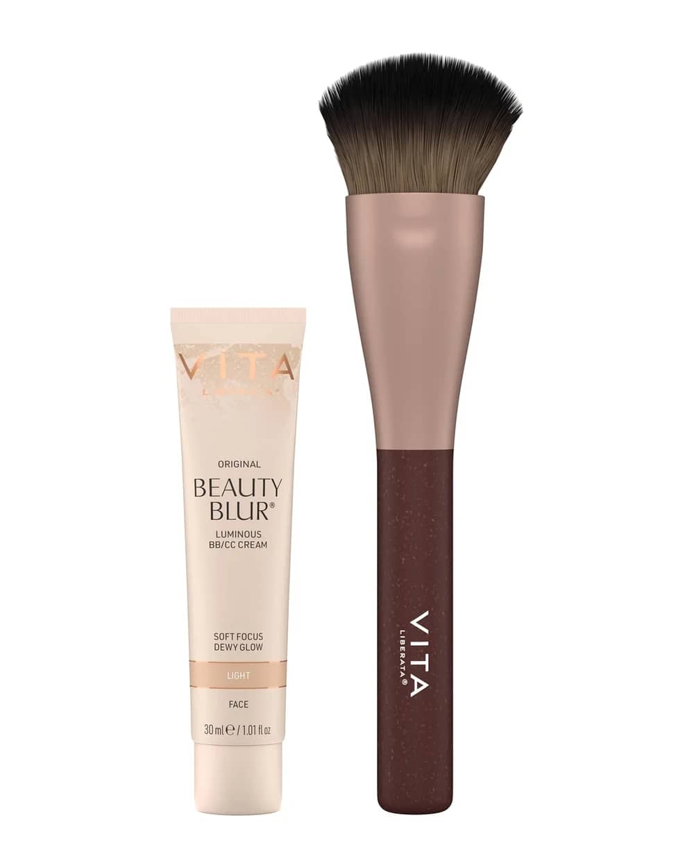 Vita Liberata Beauty Blur & Face Tanning Brush Bundle (Various Shades)