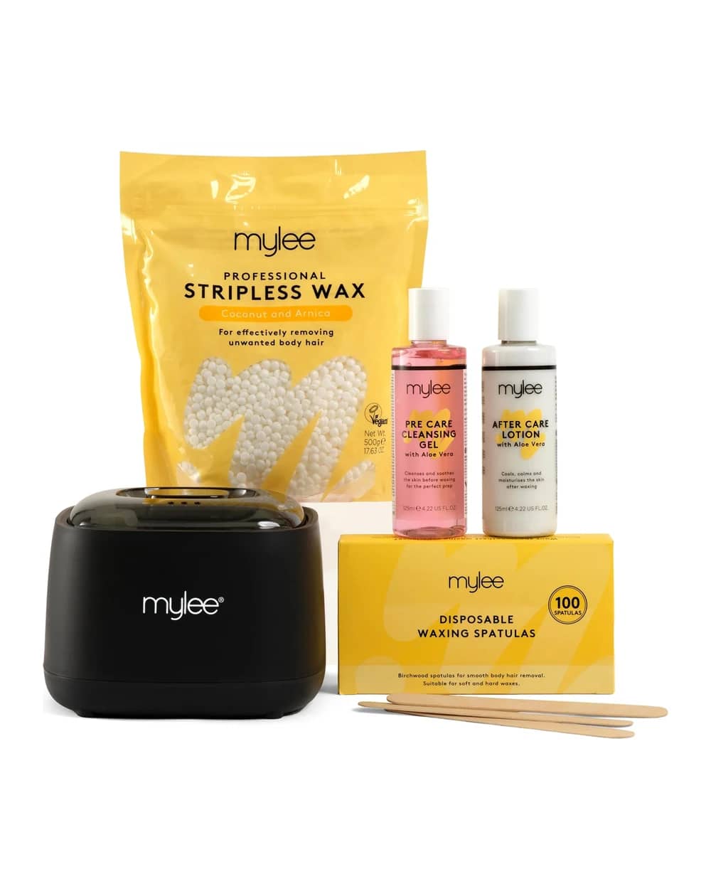 Mylee Bare Essentials Coconut & Arnica Wax Kit
