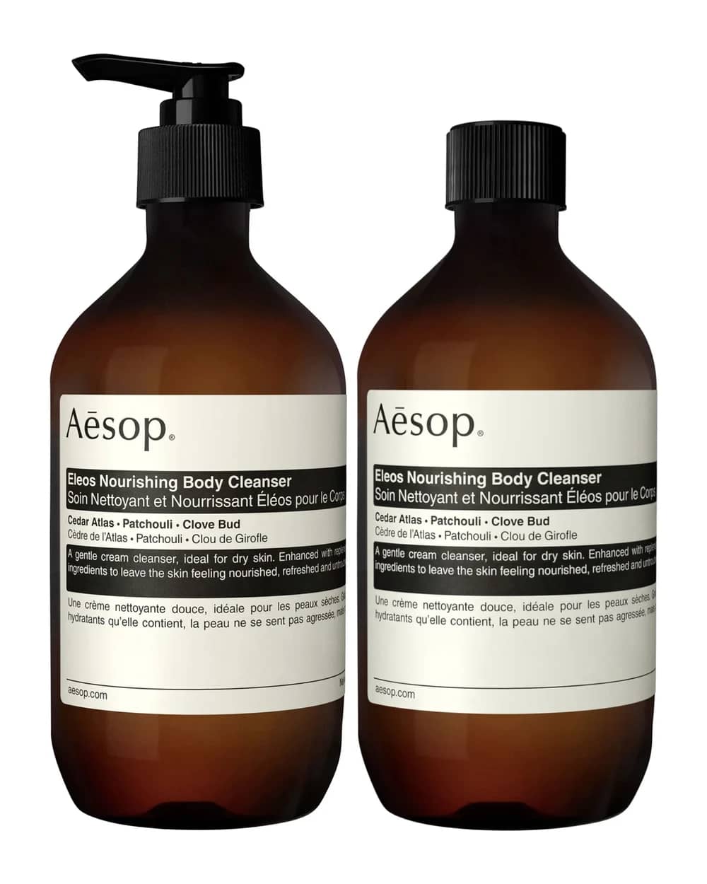 Eleos Nourishing Body Cleanser & Refill Duo