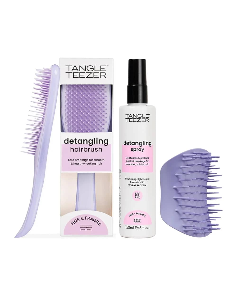 Tangle Teezer Scalp Care and Hair Health Trio - Fine Hair