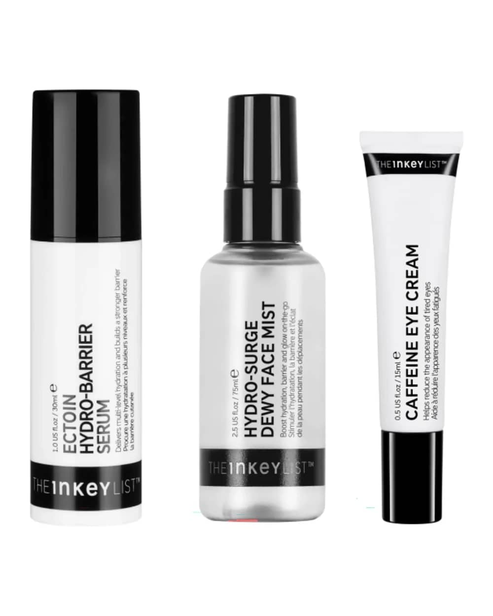 The INKEY List Daily Hydration & Brightening Trio