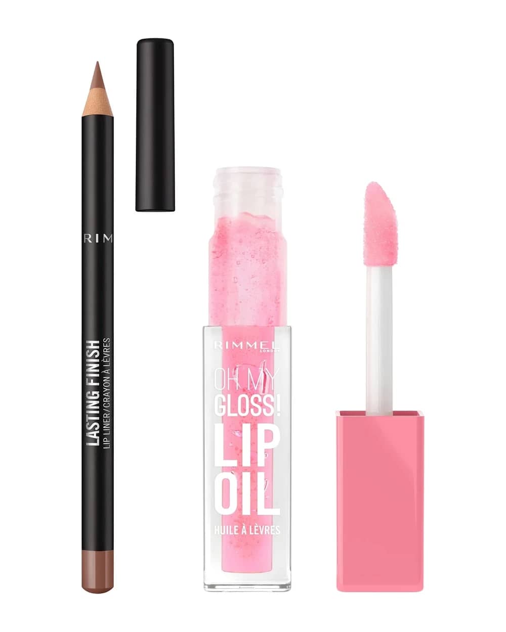 Rimmel Oh My Gloss! Lip Oil & Lasting Finish Lip Bundle (Various Shades)