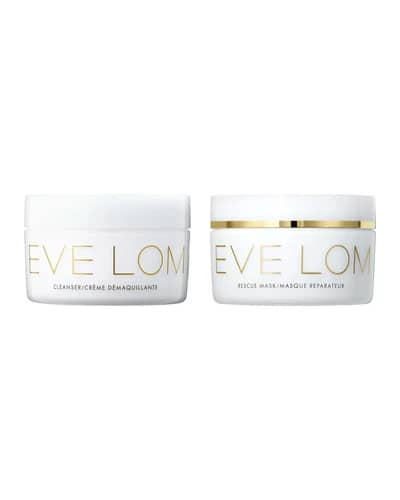Eve Lom Cleanser and Rescue Mask 100ml Duo