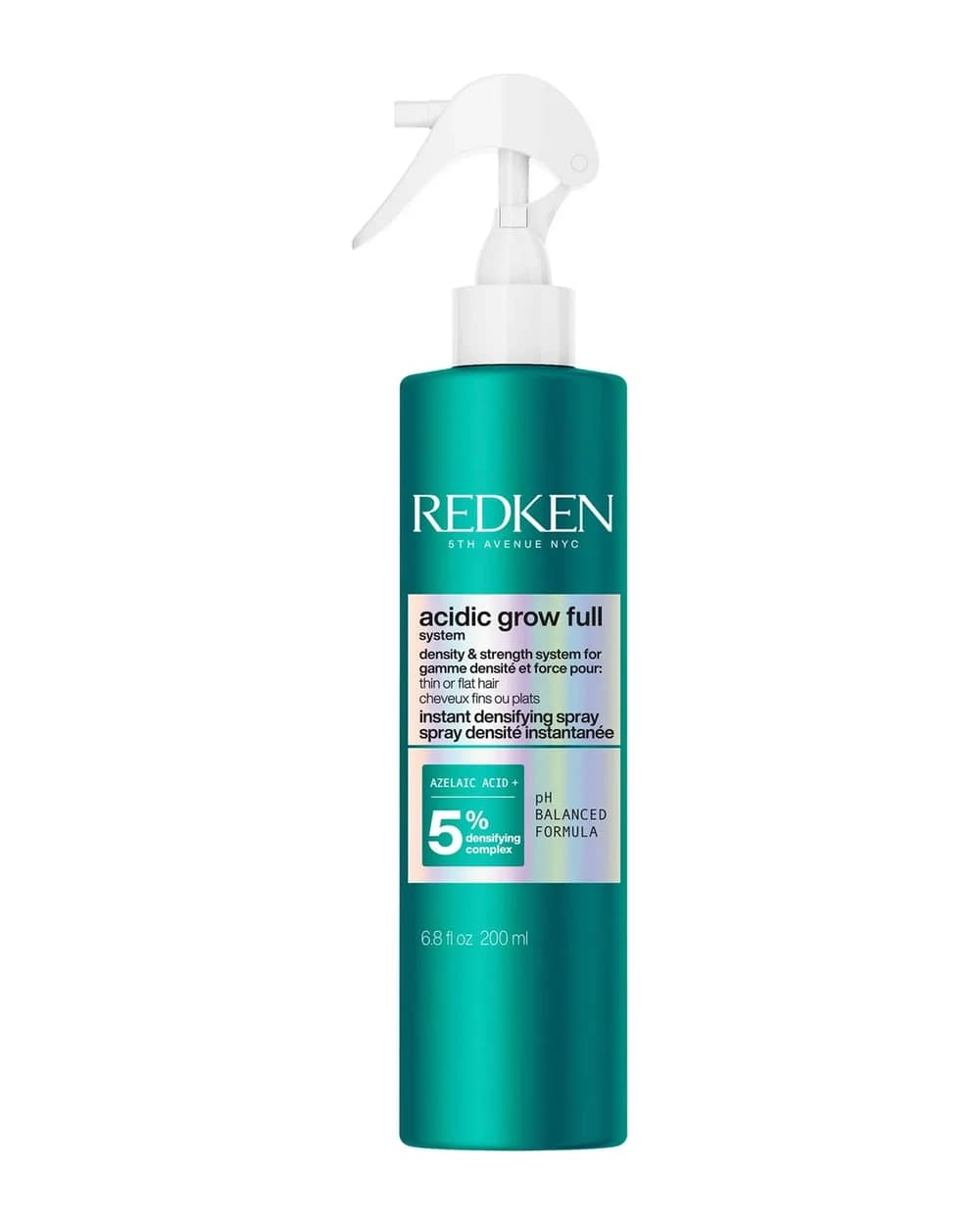 Redken Acidic Grow Full System Instant Densifying Spray for Thin Hair, Strengthens & Thickens