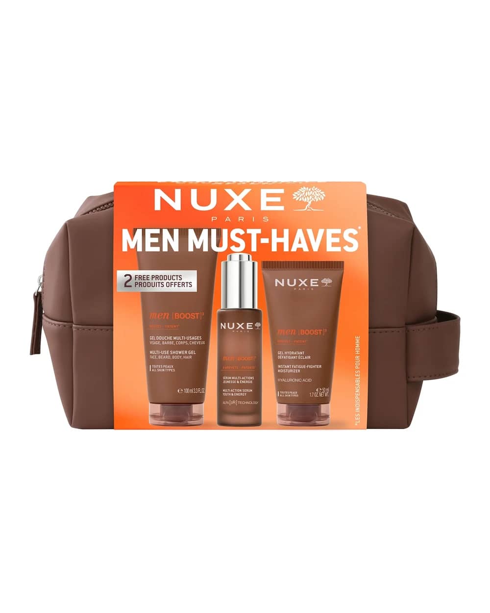 NUXE MEN [BOOST]3 Must-Have Trio 180ml