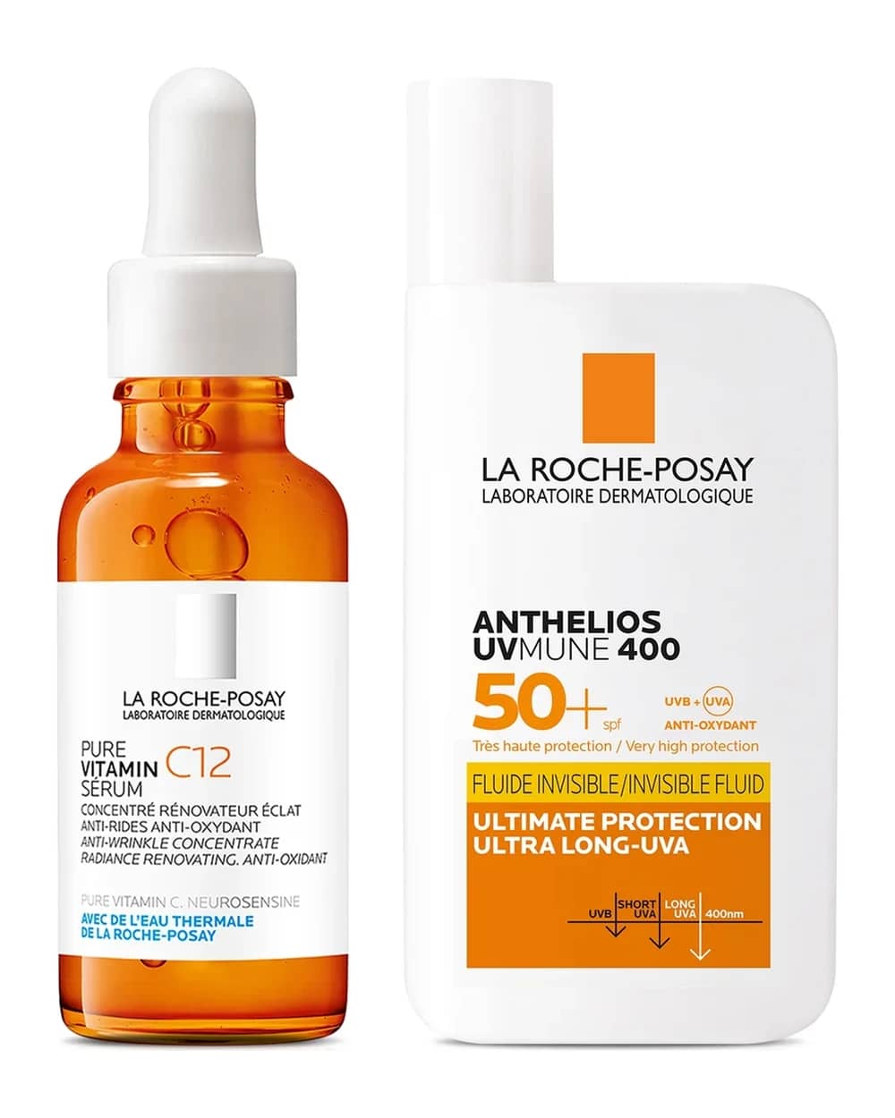 La Roche-Posay Anti-Ageing Skin Glow & Protection Routine with SPF
