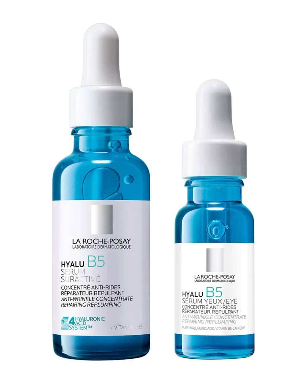 La Roche-Posay Replump and Hydrate Hyalu B5 Duo: Face Serum and Eye Cream Hyaluronic Acid Concentrated Care