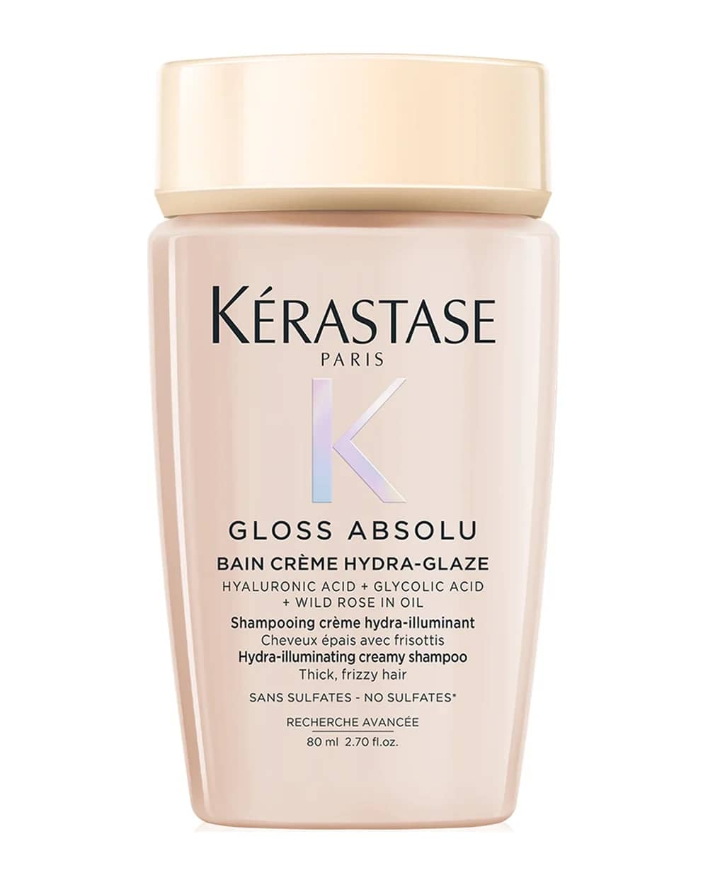 Kérastase Gloss Absolu Bain Crème Hydra-Glaze Shampoo For Thick Frizzy Hair 80ml