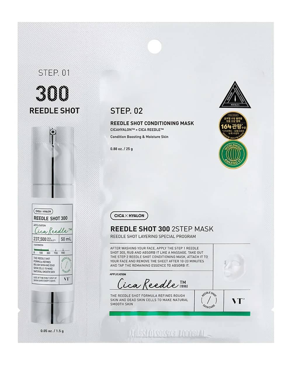 VT Cosmetics Reedle Shot 300 2-Step Mask