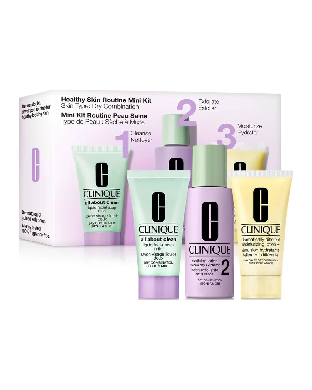 Clinique Healthy Skin Routine Mini Kit Skin Type: Dry Combination