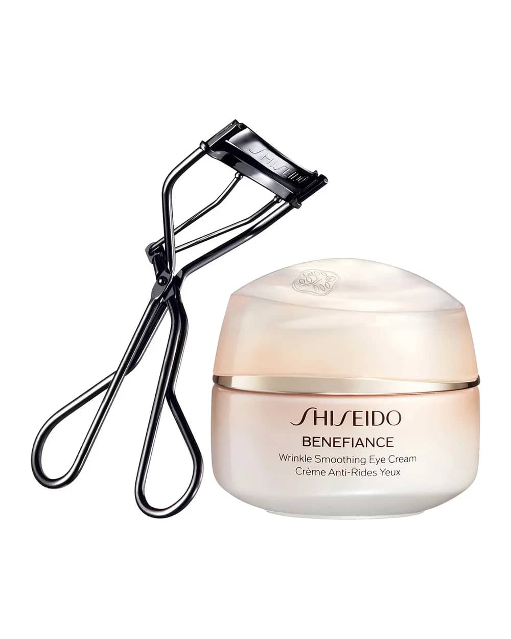 Shiseido Eyelash Curler & Benefiance Wrinkle Smoothing Eye Cream Bundle