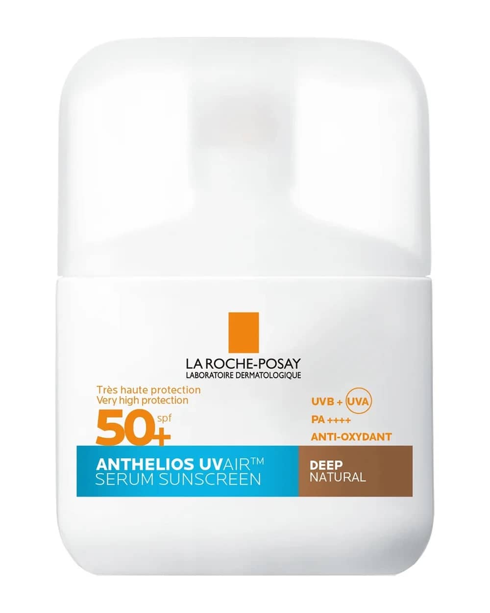 La Roche Posay Anthelios UVAIR Serum Sunscreen SPF50+ Deep with Hyaluronic Acid, Niacinamide & Vitamin E, For all skin types, 50ml