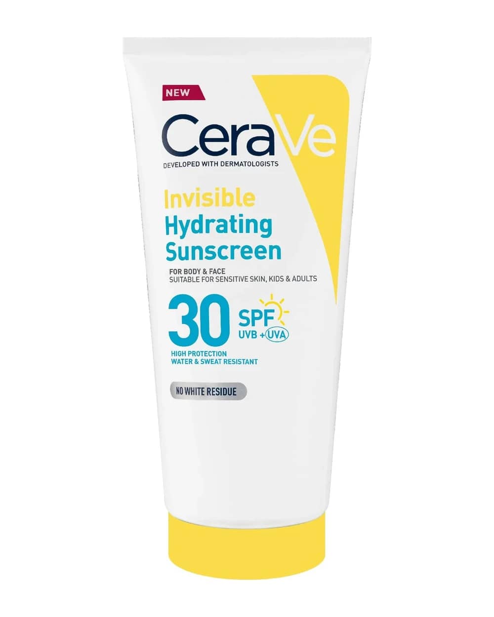 CeraVe Invisible Hydrating Sunscreen SPF 30 for body, face, & all skin types with 3 essential ceramides 177 ml