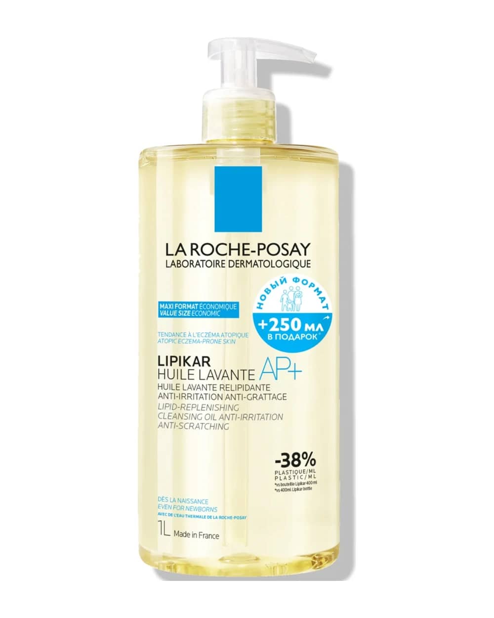 La Roche-Posay Lipikar Cleansing Oil AP+ for Dry, Itchy Skin 1L