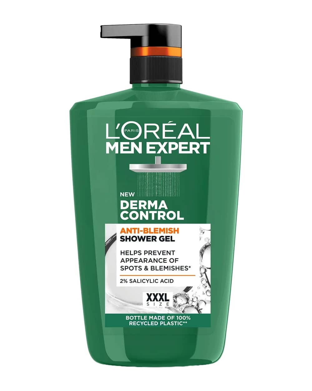 L'Oréal Men Expert Derma Control Anti-Blemish Shower Gel 2% Salicylic Acid 1L