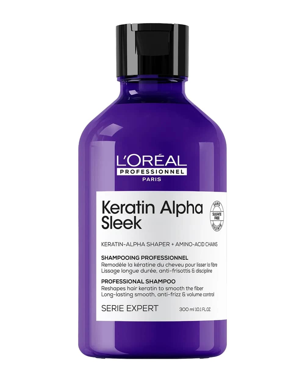 L'Oréal Professionnel Keratin Alpha Sleek Shampoo Anti Frizz & Smoothing 300ml