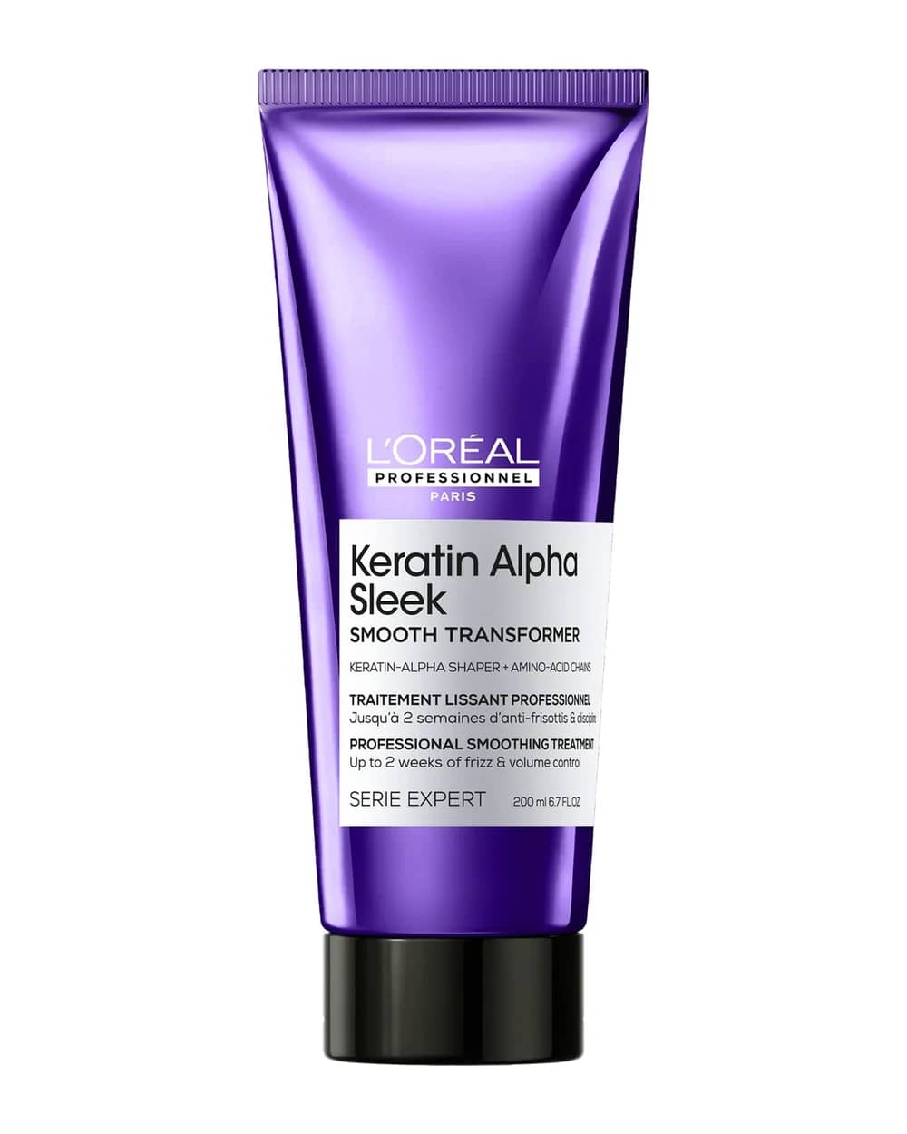 L'Oréal Professionnel Keratin Alpha Sleek Smooth Transformer 1x a week Treatment Anti Frizz & Smoothing 200ml