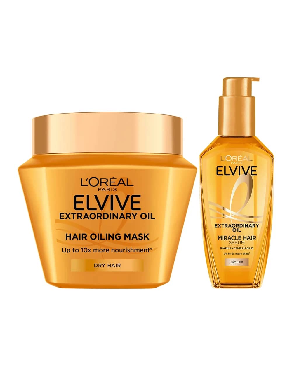 L'Oréal Paris Elvive Extraordinary Oil Mask & Oil Treatment Bundle