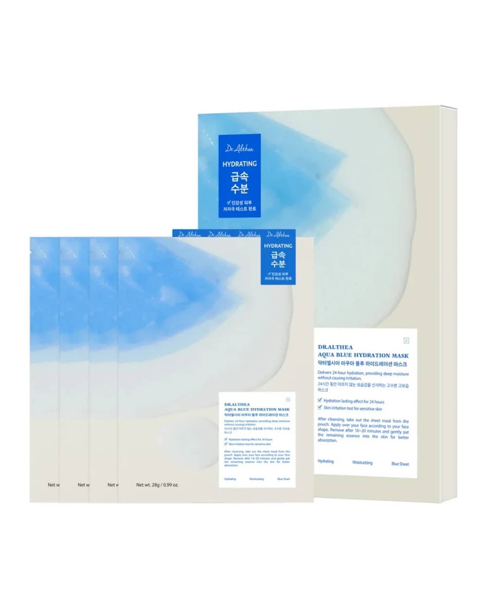 Dr. Althea Aqua Blue Hydration Mask 28g*4pcs