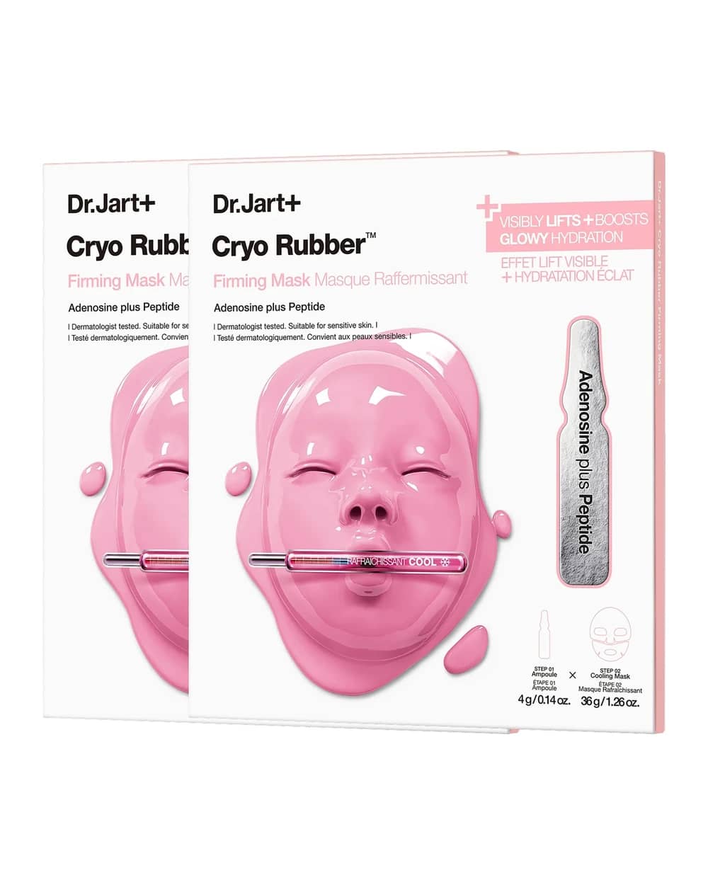 Dr.Jart+ Cryo Rubber Firming Hydrogel Face Mask with Adenosine (2 Pack)