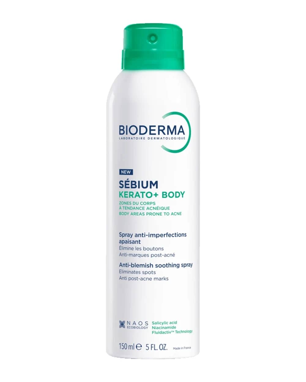 Sebium Kerato+ Body Acne Spray for Body Spots, Redness and Post-Acne Marks 150ml
