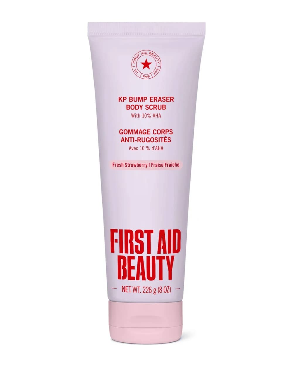 First Aid Beauty KP Bump Eraser Body Scrub Strawberry 8.0 oz