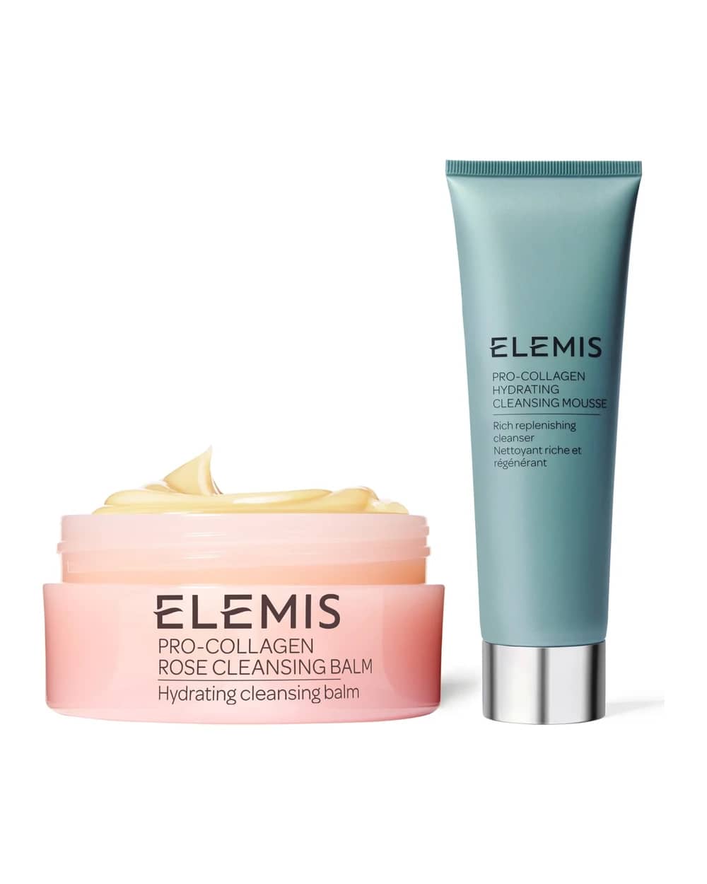 Elemis Pro-Collagen Hydrating Cleansing Mousse and Cleansing Balm Bundle (Various Aromatics)