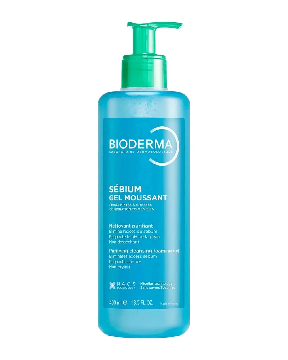 Sebium Foaming Gel Cleanser Face Wash for Combination, Oily to Acne-prone skin 400ml