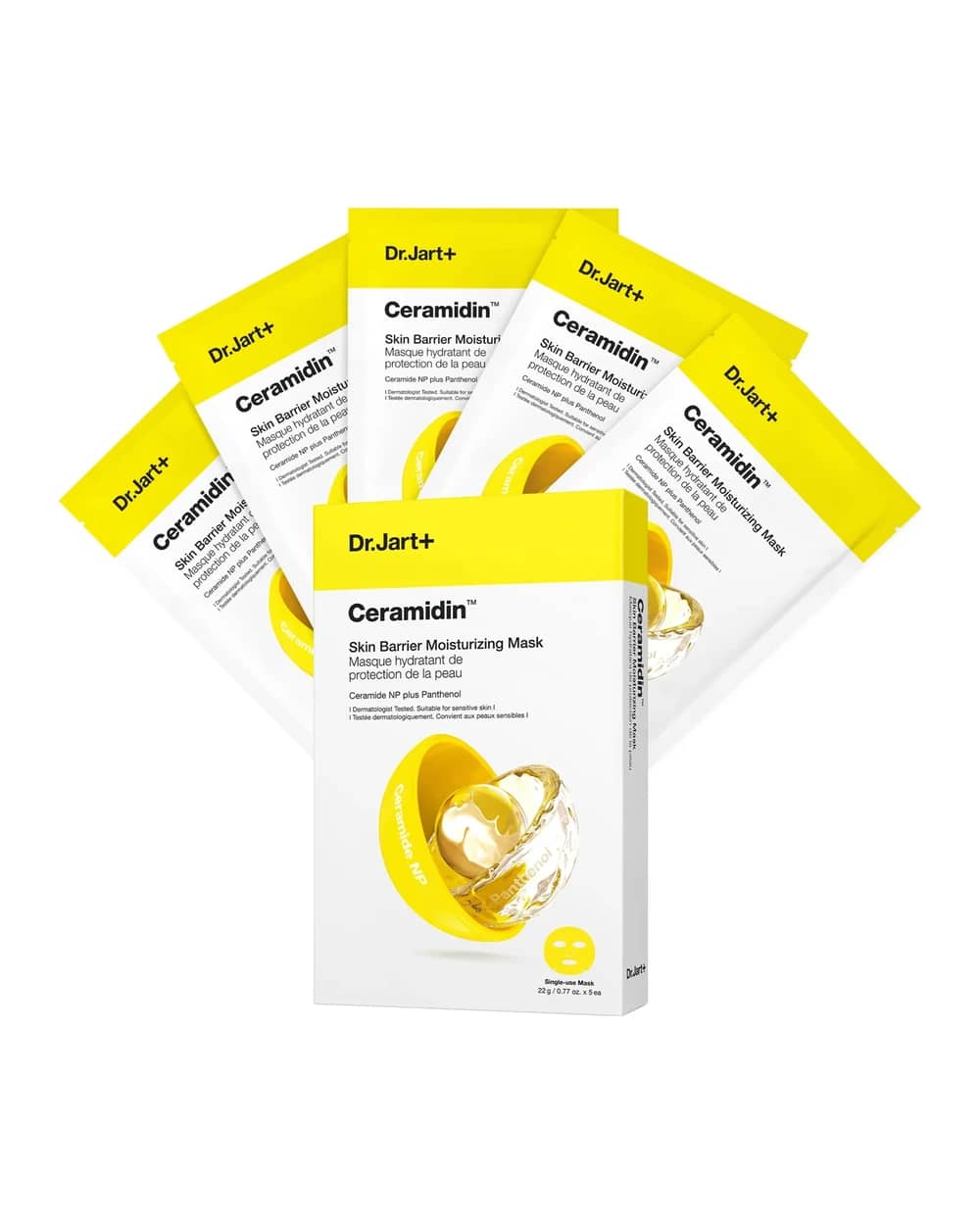 Dr.Jart+ Ceramidin Skin Barrier Moisturising Sheet Mask 5 Pack