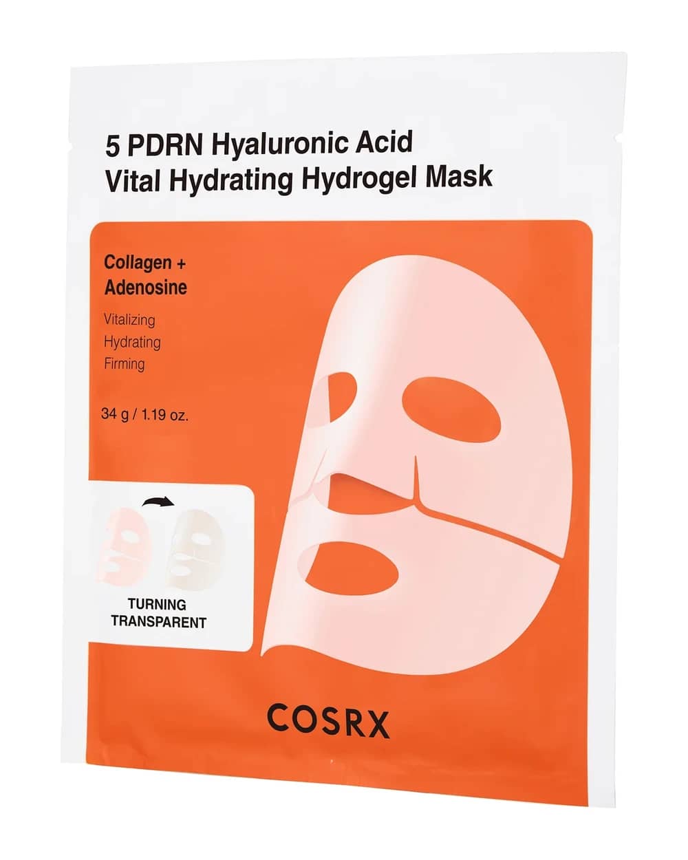 COSRX 5 PDRN Hyaluronic Acid Vital Hydrating Hydrogel Mask (Pack of 1)