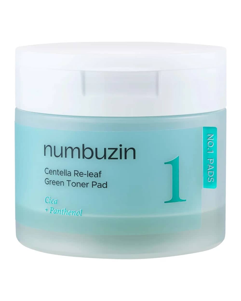 Numbuzin No.1 Centella Re-leaf Green Toner Pad 190ml (70 Pads)
