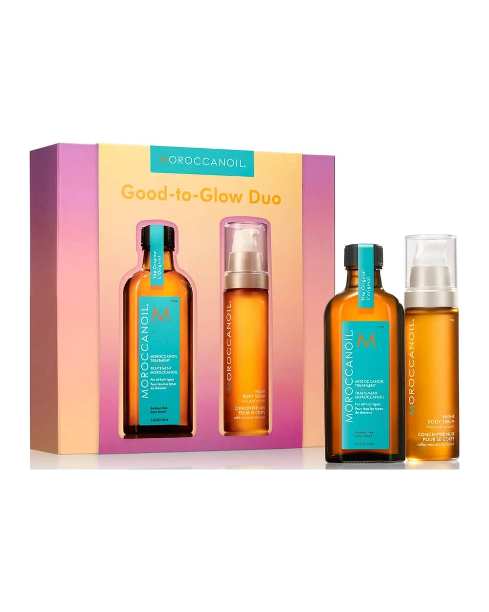 Good to Glow Duo - Moroccanoil Treatment Original and Night Body Serum
