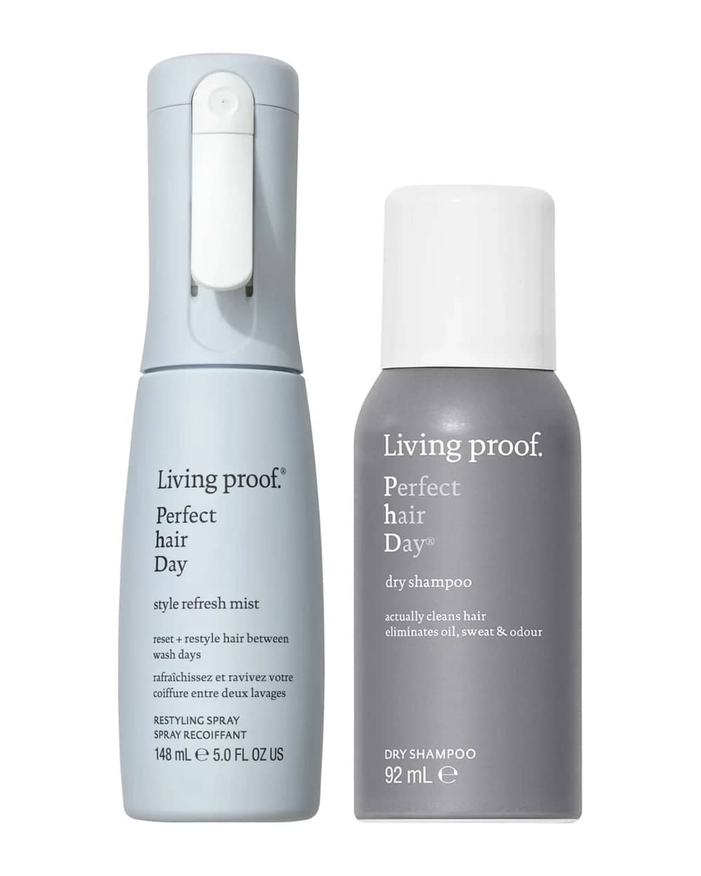 Living Proof Refresh & Revive Style Refresh Mist and Perfect Hair Day Dry Shampoo Duo