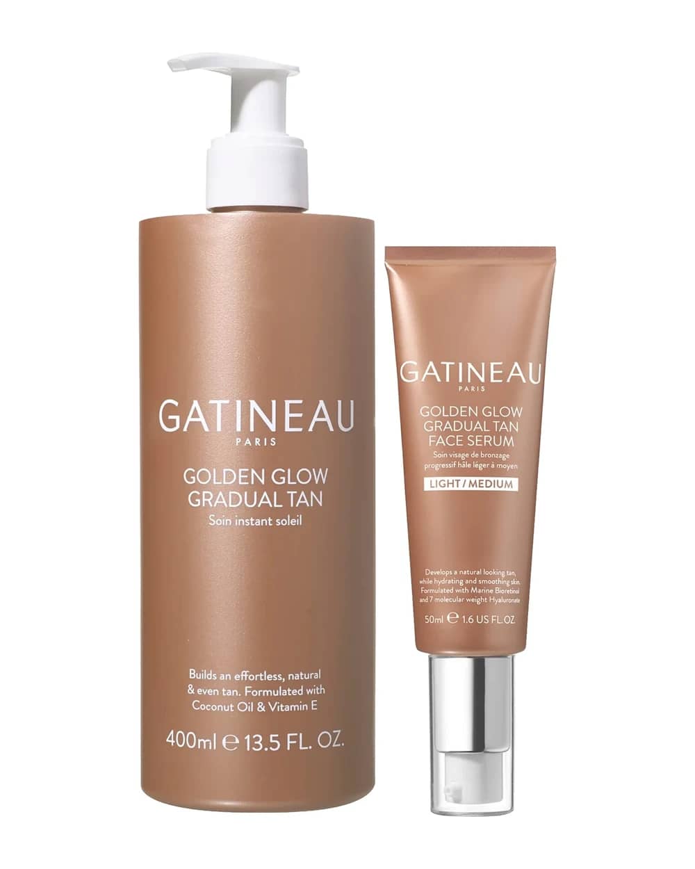 Gatineau Golden Glow Face & Body Duo 450ml - Light/Medium