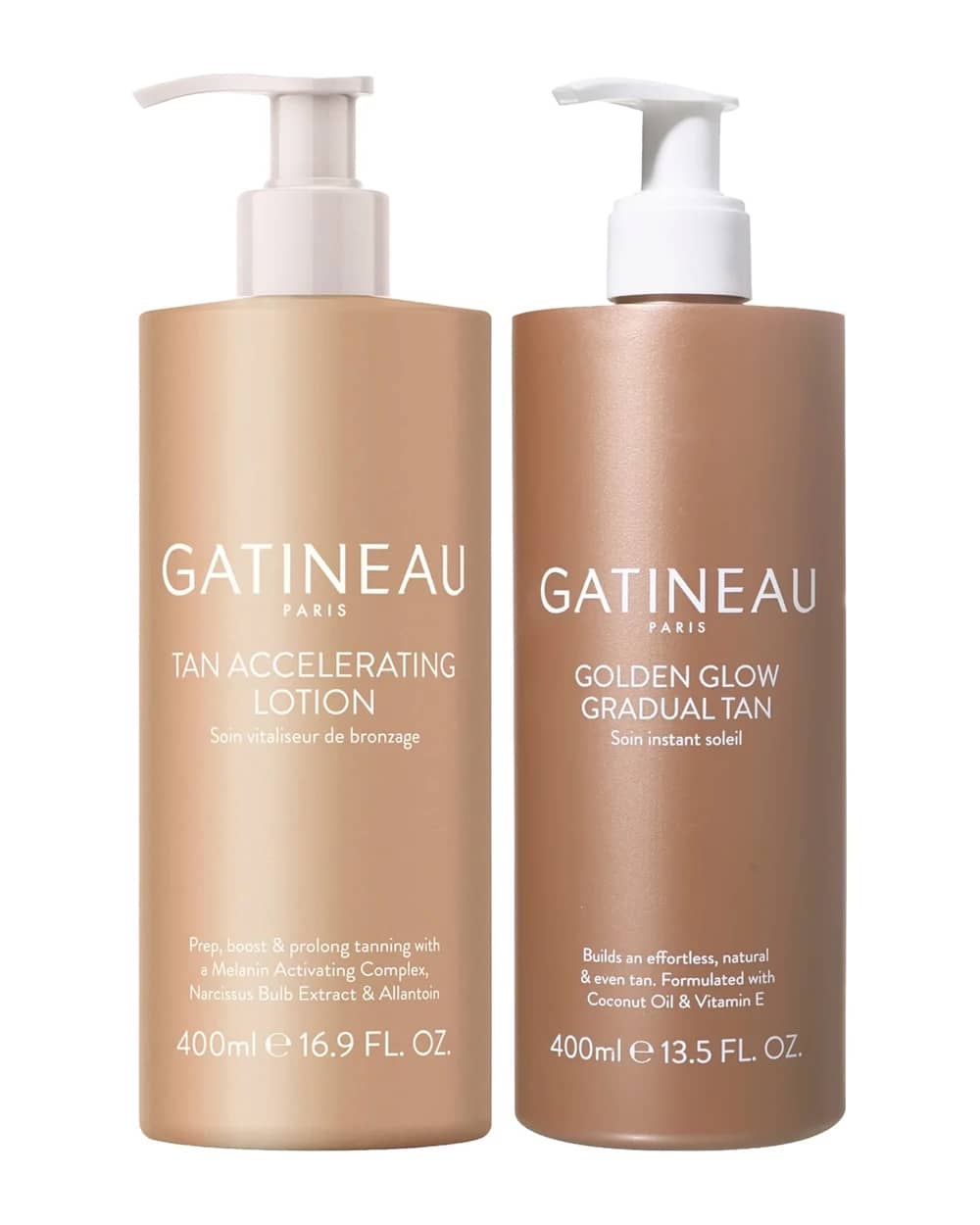 Gatineau Golden Glow Gradual Tan & Tan Accelerating Lotion Duo 800ml